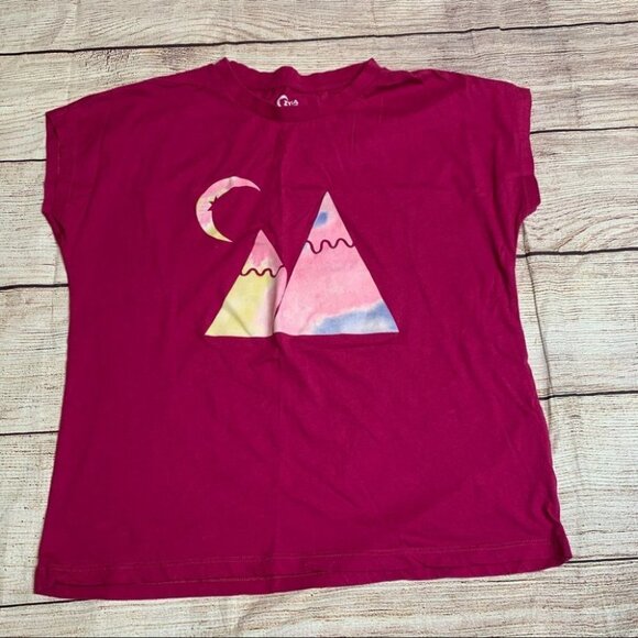 Zyia Active Pink Mountains and Moon Shirt Size Large - Picture 2 of 8